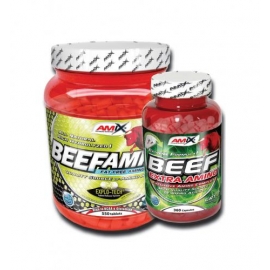 Beef Amino Tablets 250tbl + Beef Extra Amino 198cps ZDARMA